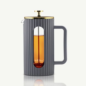 ‘AURUM’ Tea Maker 1 L – Elegance in Gray and Gold Finish