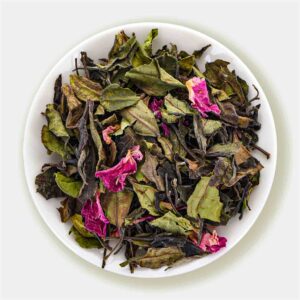 China Rose Pai Mu Tan – Ízesített fehér tea